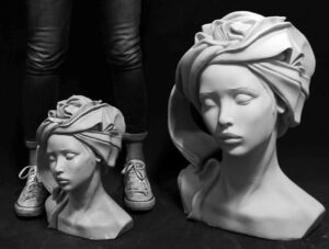 agrandissement 3D de "la levantine" de Marie-Paule Deville-Chabrolle